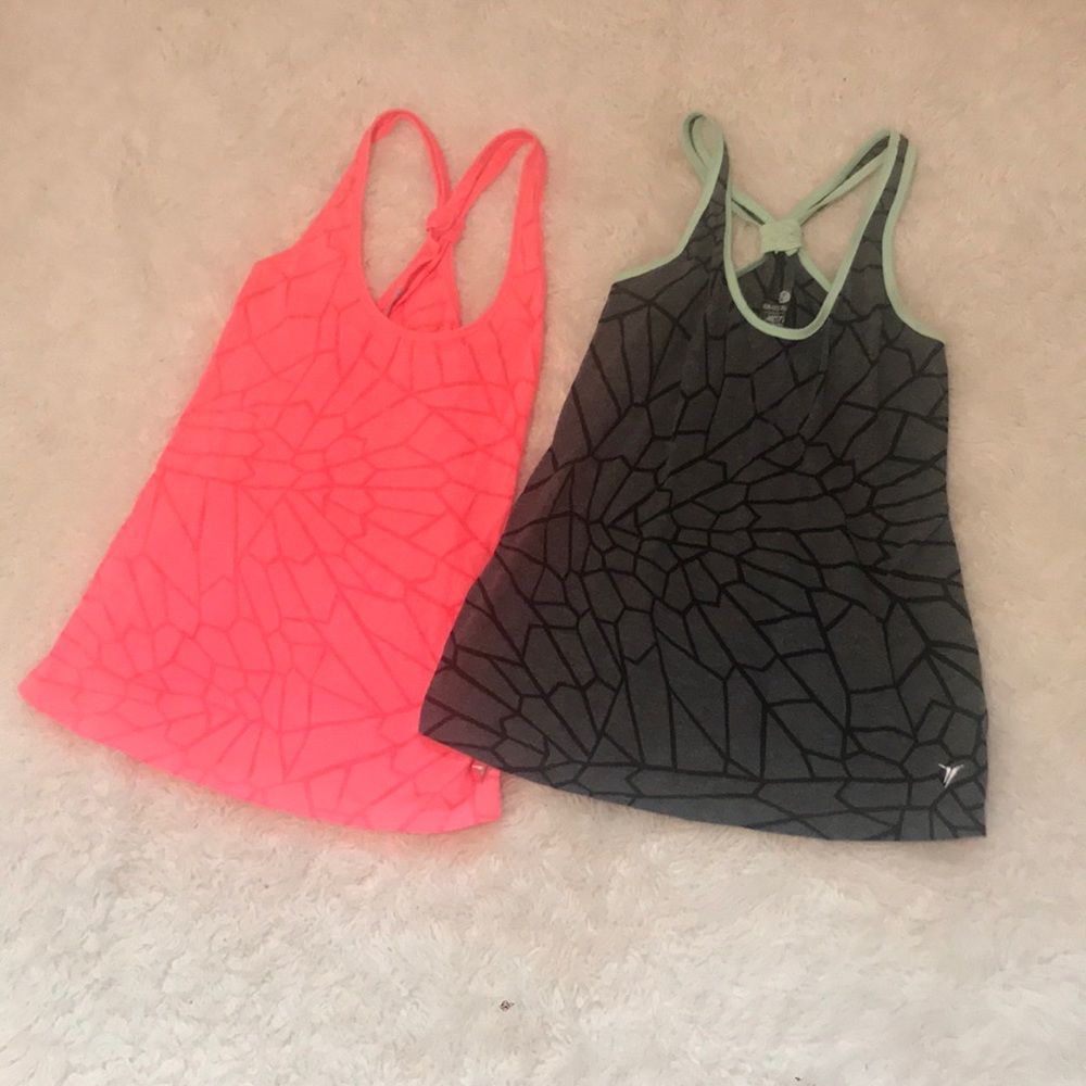Lot of 2 Old Navy active workout tanks